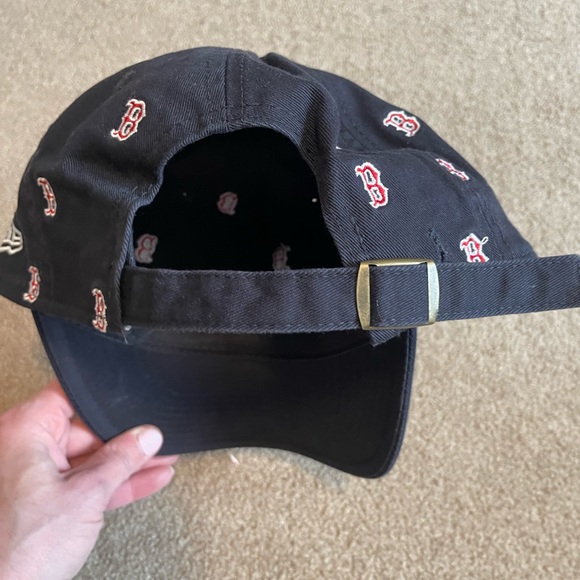 Boston Red Sox MLB All Over Logo Casual Classic Adjustable Hat Cap Team B Logos - Picture 3 of 4